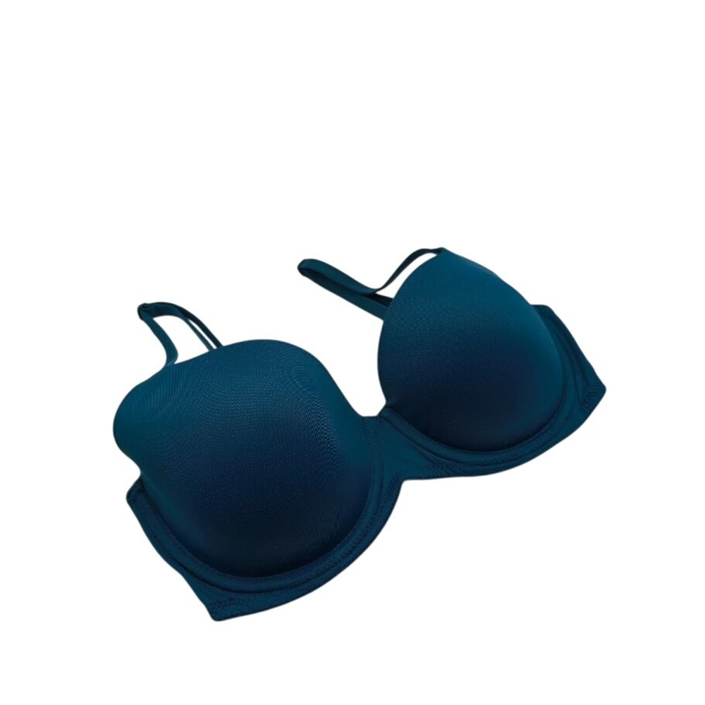 PINK Victoria's Secret Wear Everywhere Lightly Lined Bra 32D Teal Blue